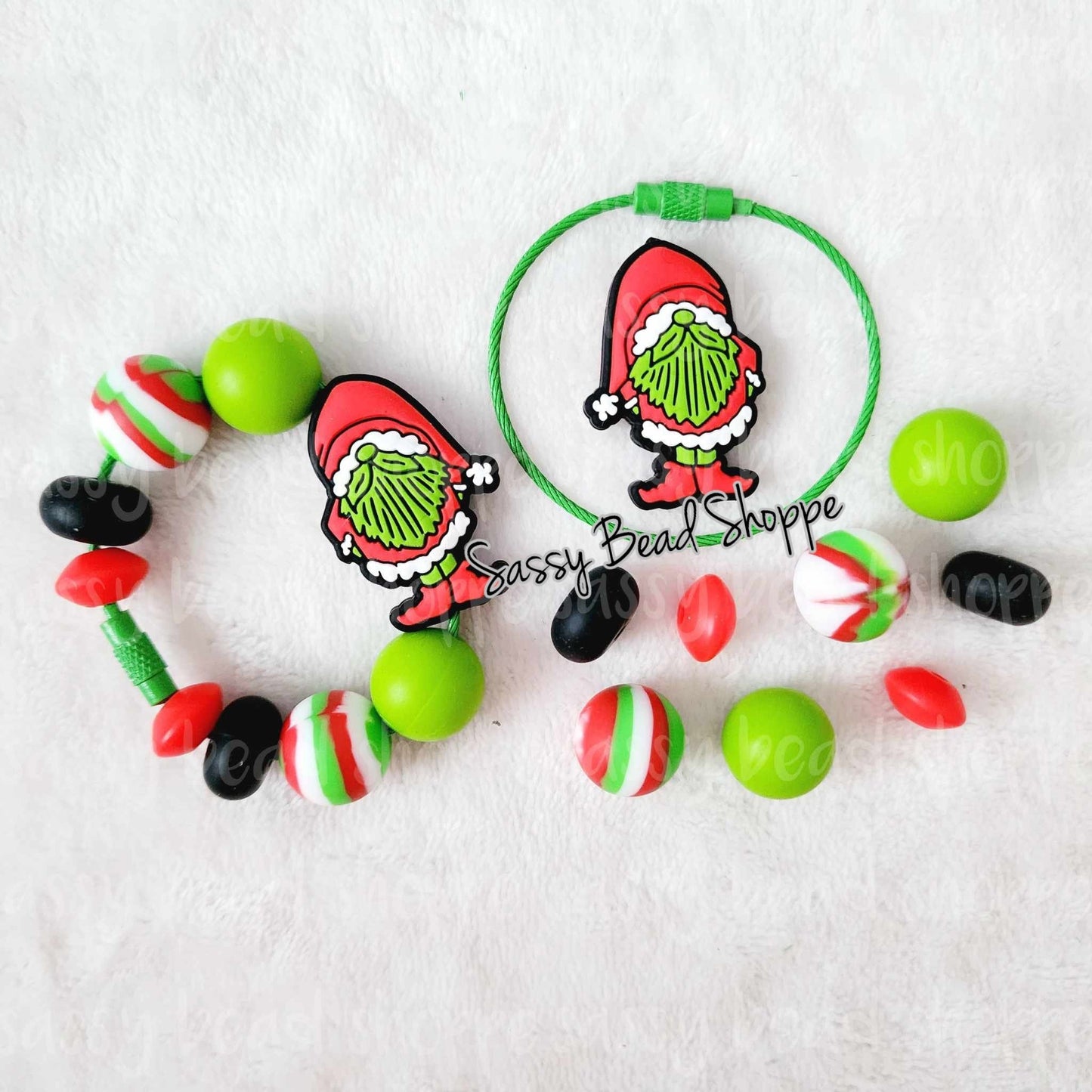 Christmas Gnomey Tumbler Charm Kit - Sassy Bead Shoppe