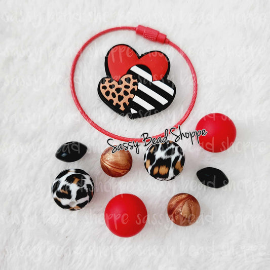 Sassy Bead Shoppe
Love Leopard Tumbler Charm
What you will receive in your kit