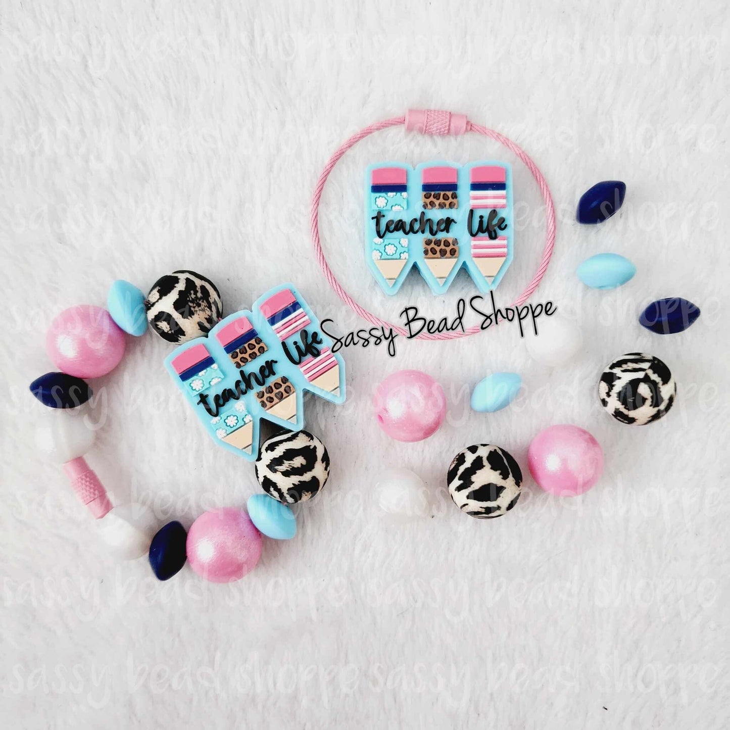 Thirsty Teacher Tumbler Charm Kit - Sassy Bead Shoppe