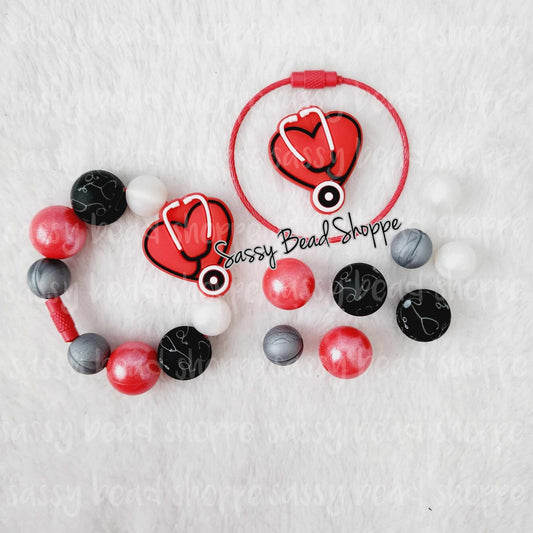 Healthcare Hero Tumbler Charm Kit - Sassy Bead Shoppe