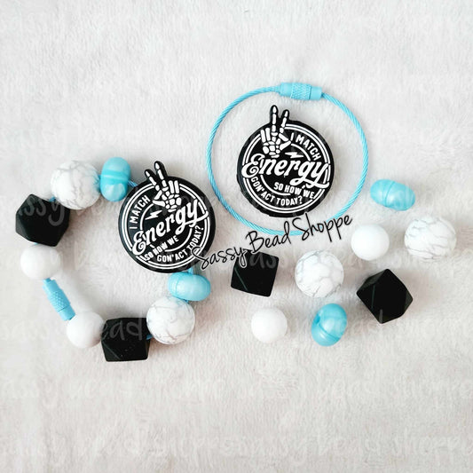 Calm & Cool Energy Tumbler Charm Kit - Sassy Bead Shoppe