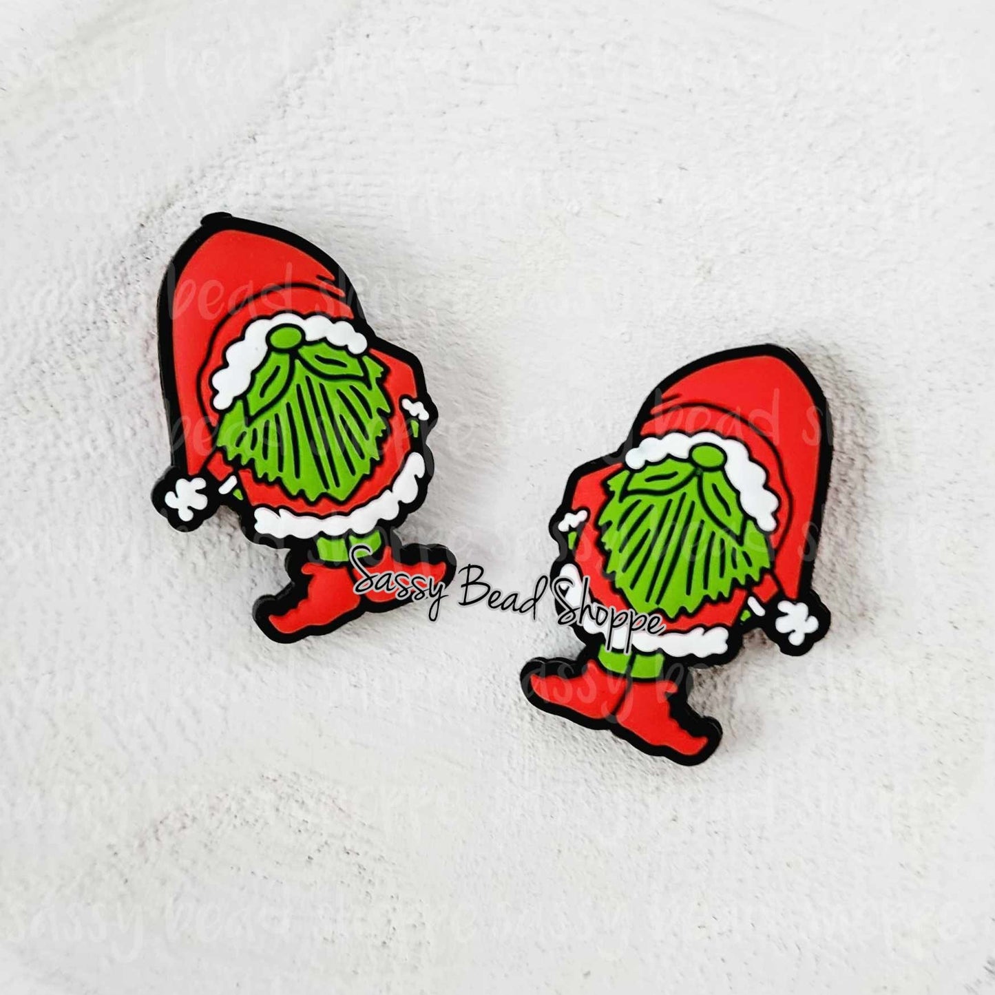 Christmas Gnome Focal Beads - Sassy Bead Shoppe