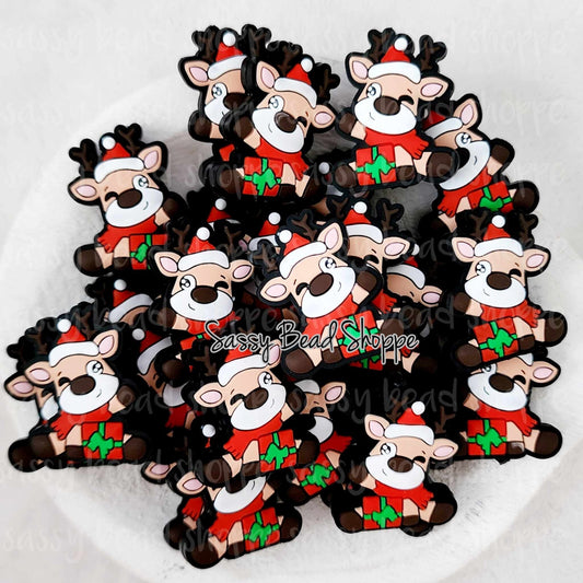 Reindeer Focal Beads - Sassy Bead Shoppe