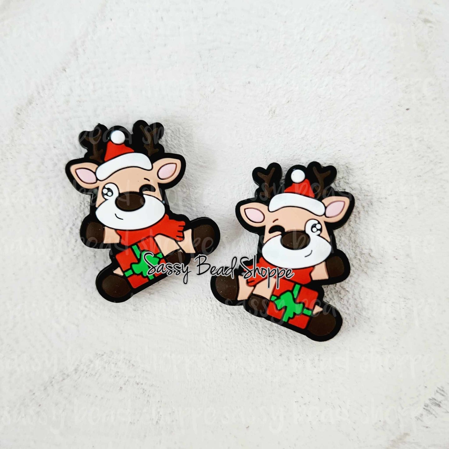 Reindeer Focal Beads - Sassy Bead Shoppe