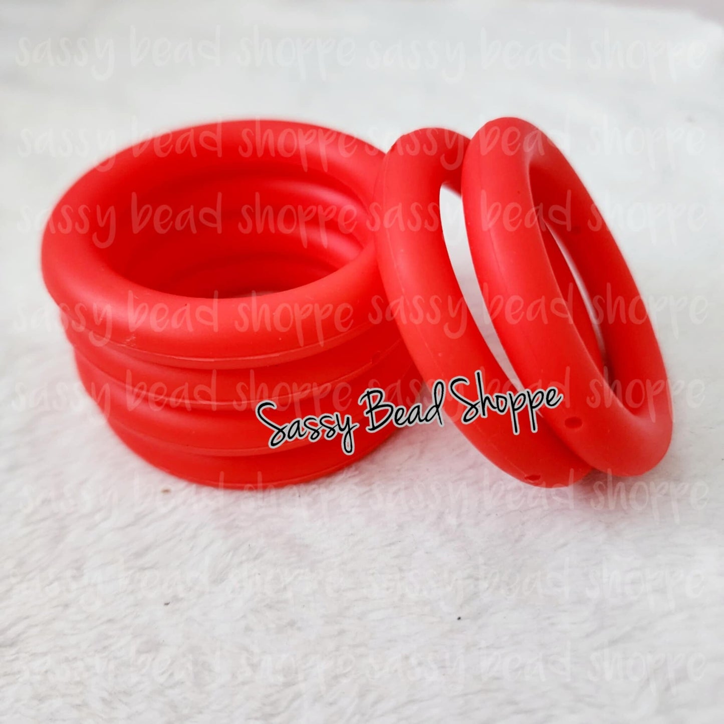 65mm Red Silicone Ring - Sassy Bead Shoppe