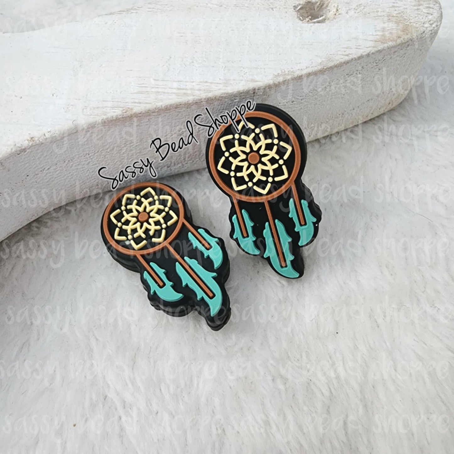 Dreamcatcher Focal Beads - Sassy Bead Shoppe