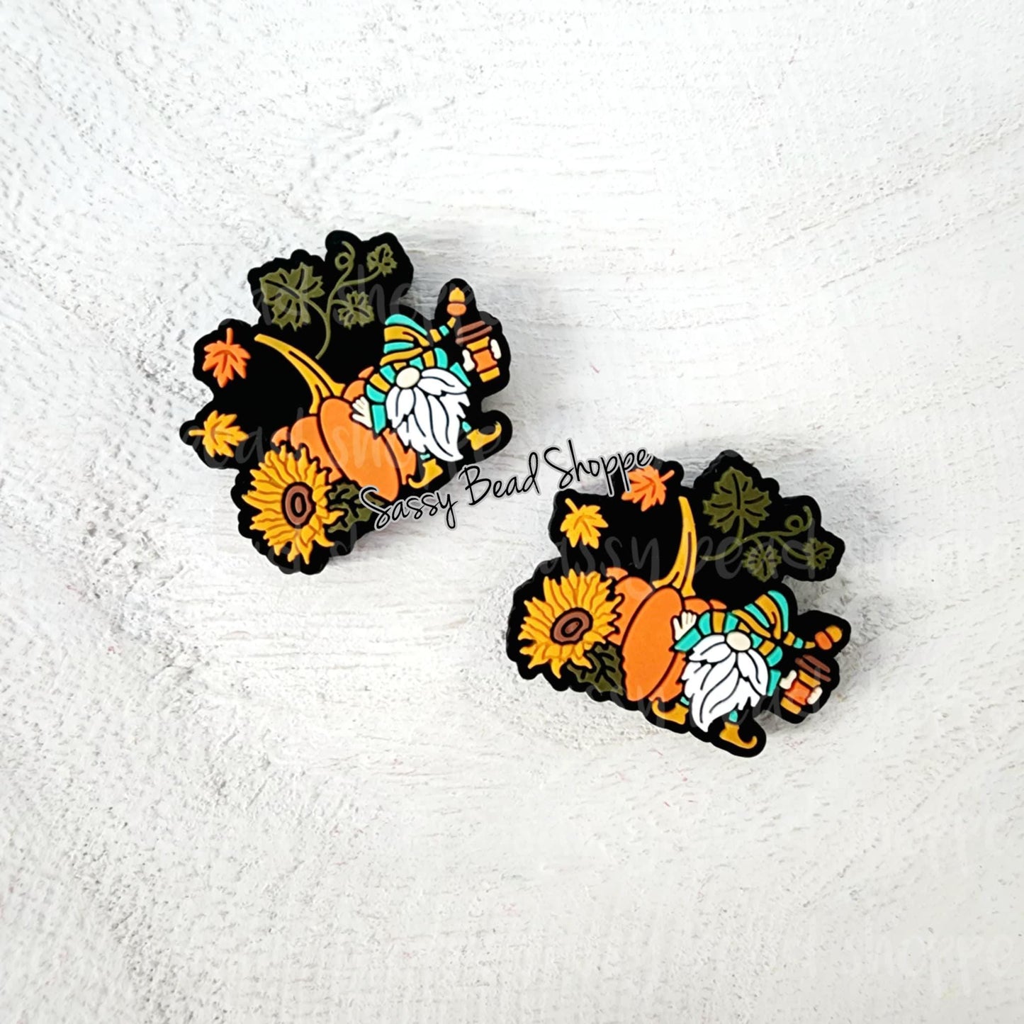 Fall Gnome Focal Beads - Sassy Bead Shoppe