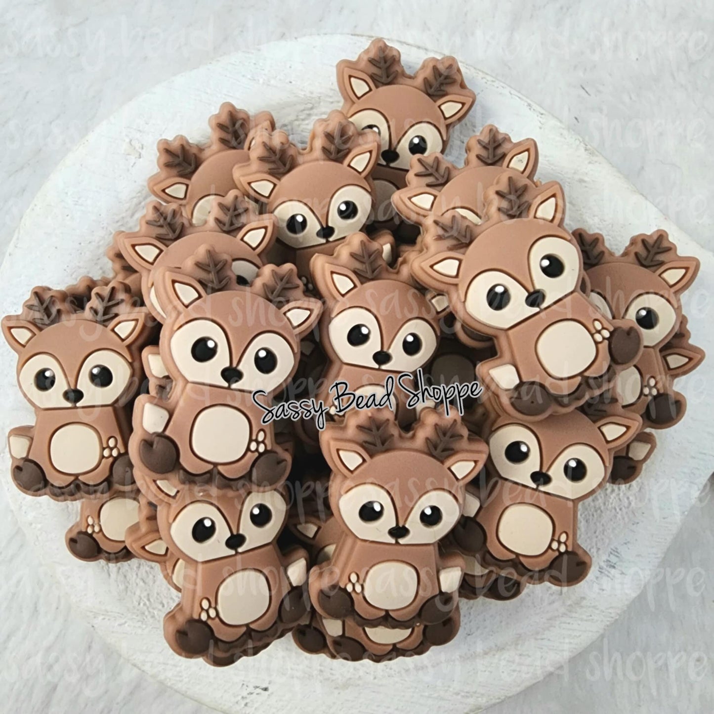 Deer Focal Beads - Sassy Bead Shoppe