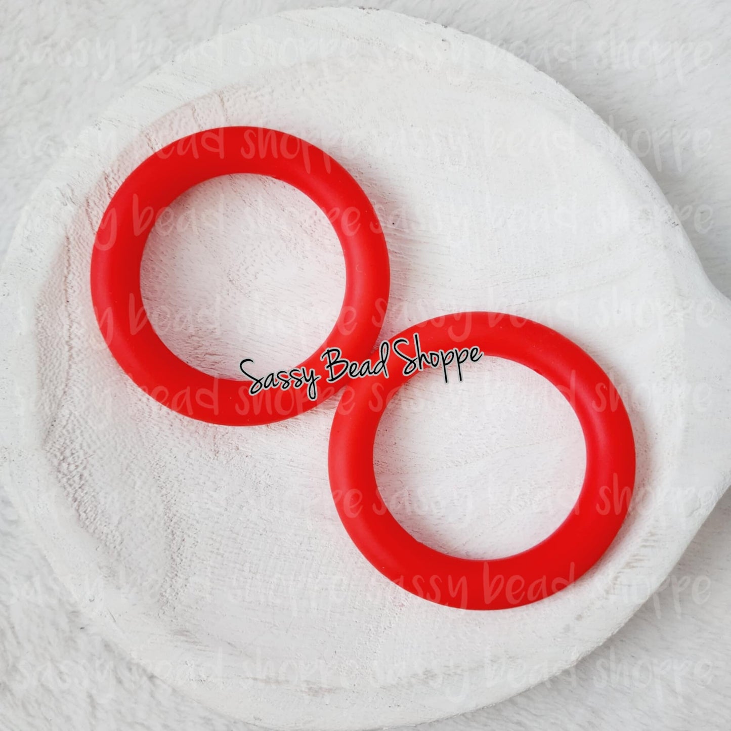 65mm Red Silicone Ring - Sassy Bead Shoppe