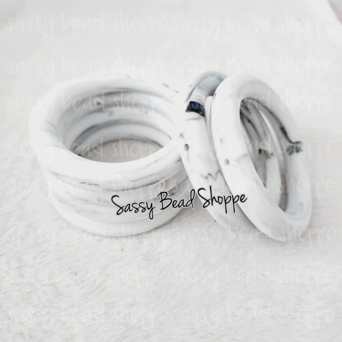 65mm Marble Silicone Ring - Sassy Bead Shoppe