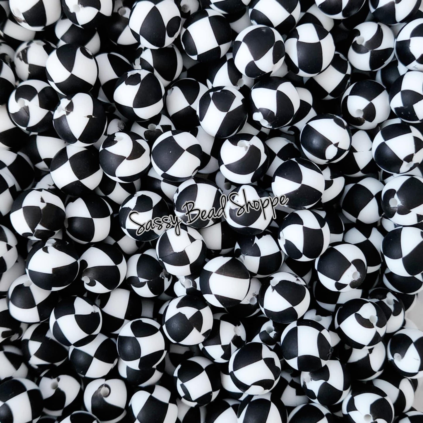 Sassy Bead Shoppe
Checkered Silicone Beads