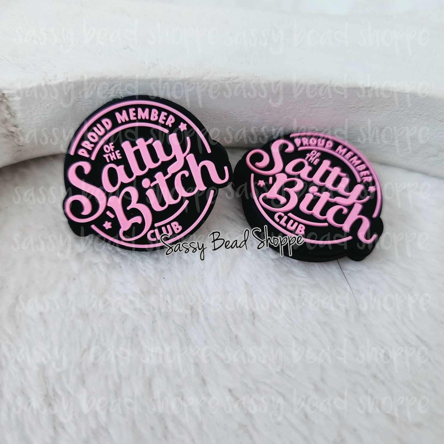 Pink Salty Club Focal Beads - Sassy Bead Shoppe