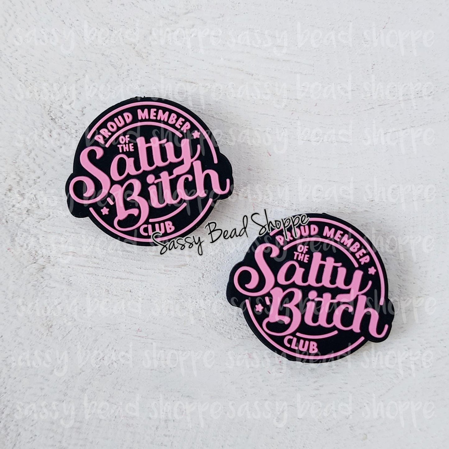 Pink Salty Club Focal Beads - Sassy Bead Shoppe