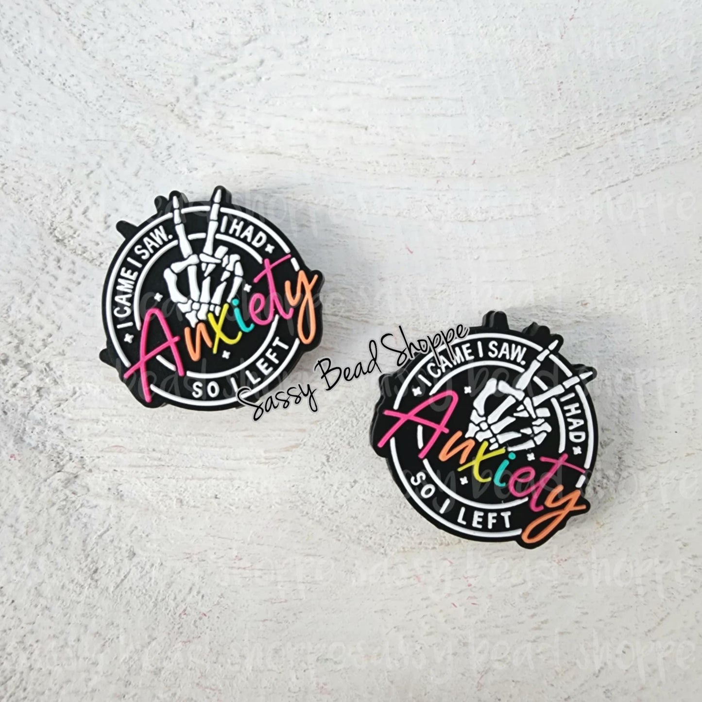 Sassy Bead Shoppe
Anxiety Focal Bead Close Up