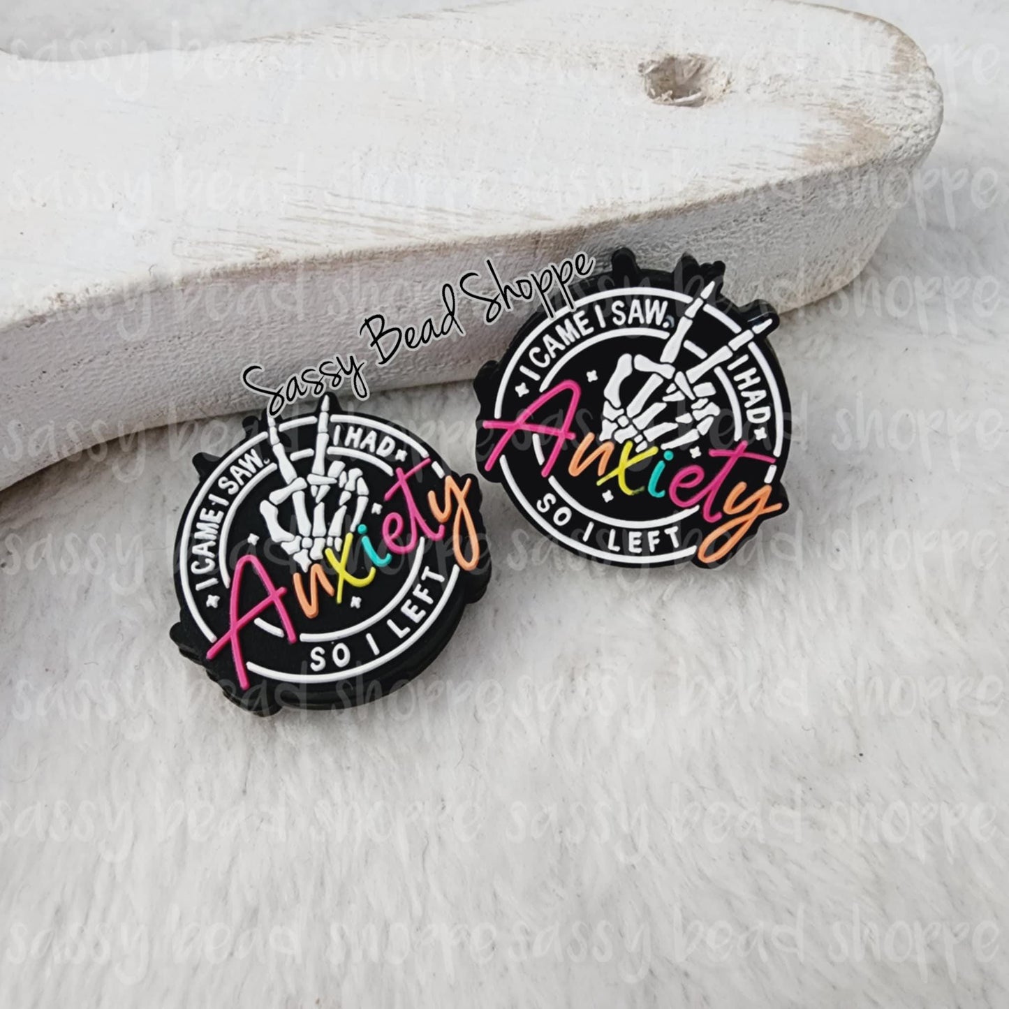 Anxiety Focal Beads - Sassy Bead Shoppe