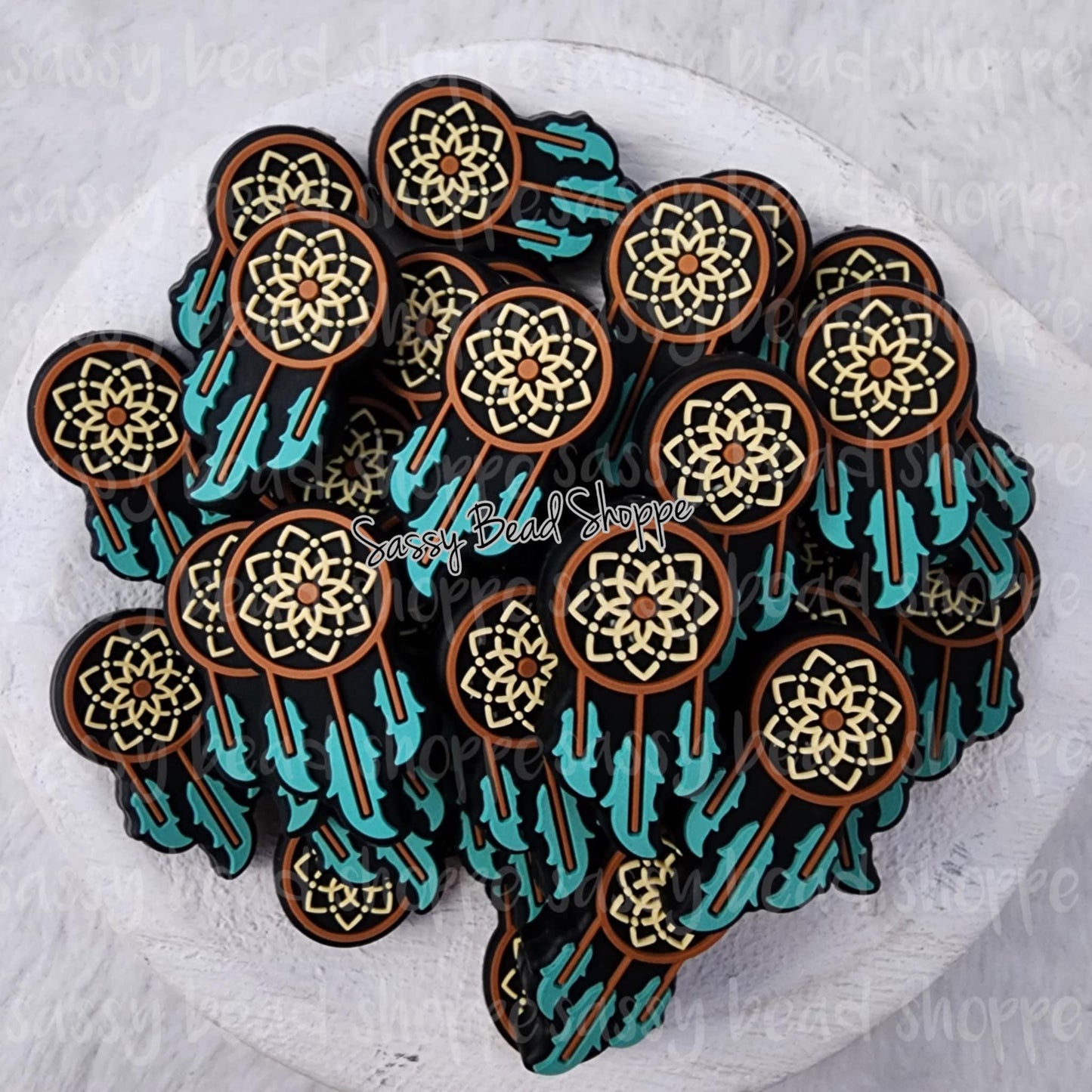 Dreamcatcher Focal Beads - Sassy Bead Shoppe