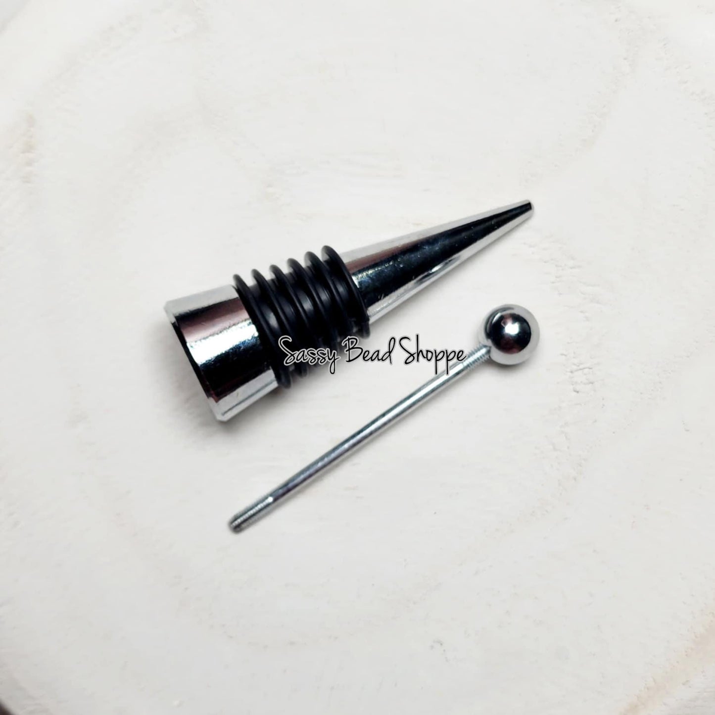 Beadable Wine Stopper Blank - Sassy Bead Shoppe