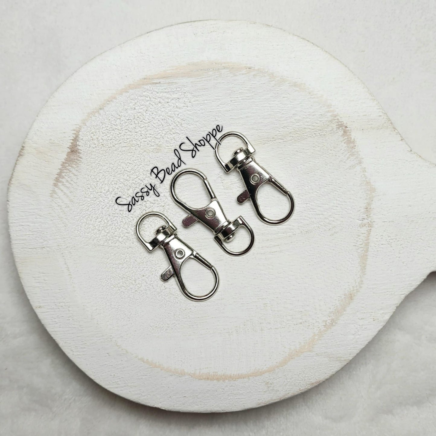 Silver Lanyard Swivel Lobster Clasp - Sassy Bead Shoppe