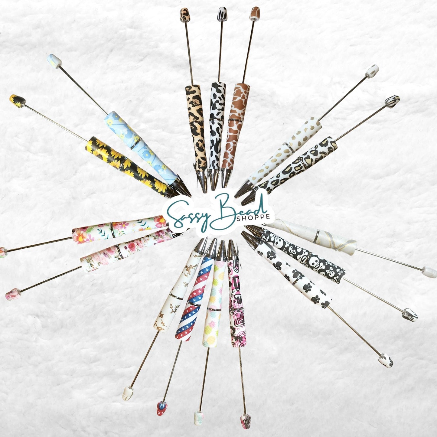 Printed Beadable Pens - Sassy Bead Shoppe