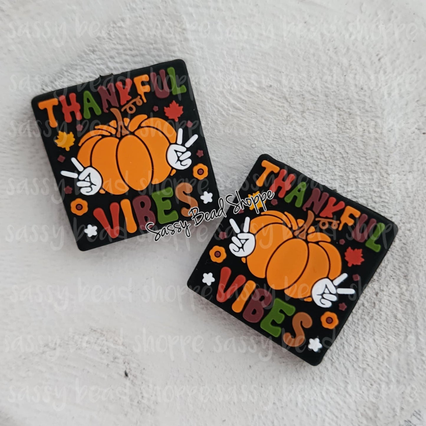 Thankful Vibes Focal Beads - Sassy Bead Shoppe