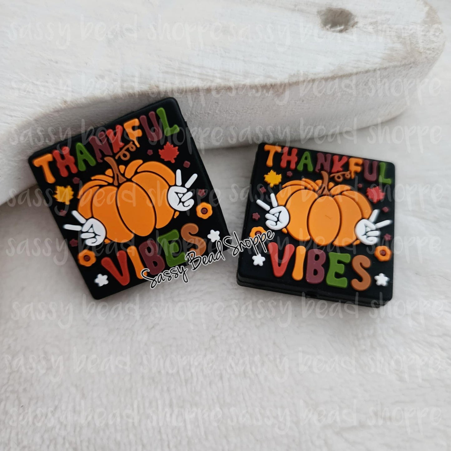Thankful Vibes Focal Beads - Sassy Bead Shoppe