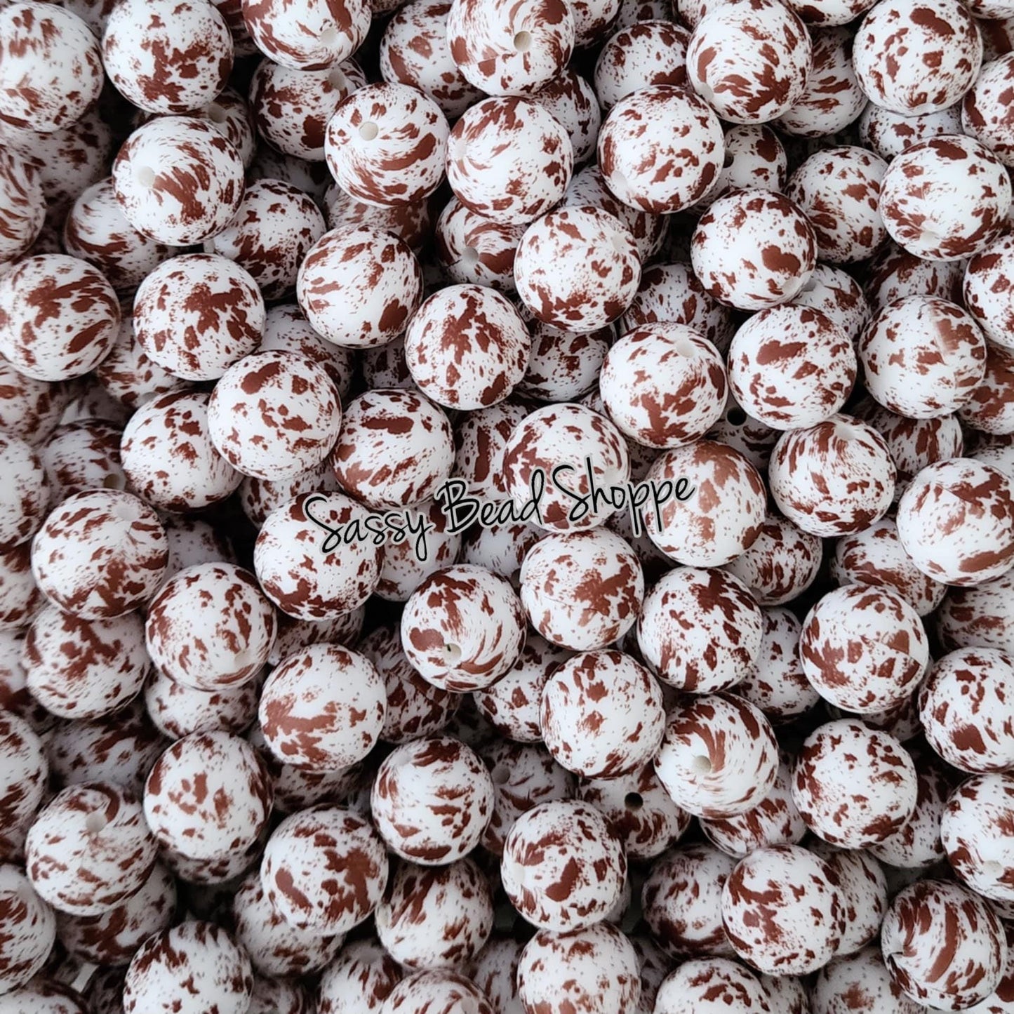 Sassy Bead Shoppe
Brown Cowhide Silicone Beads