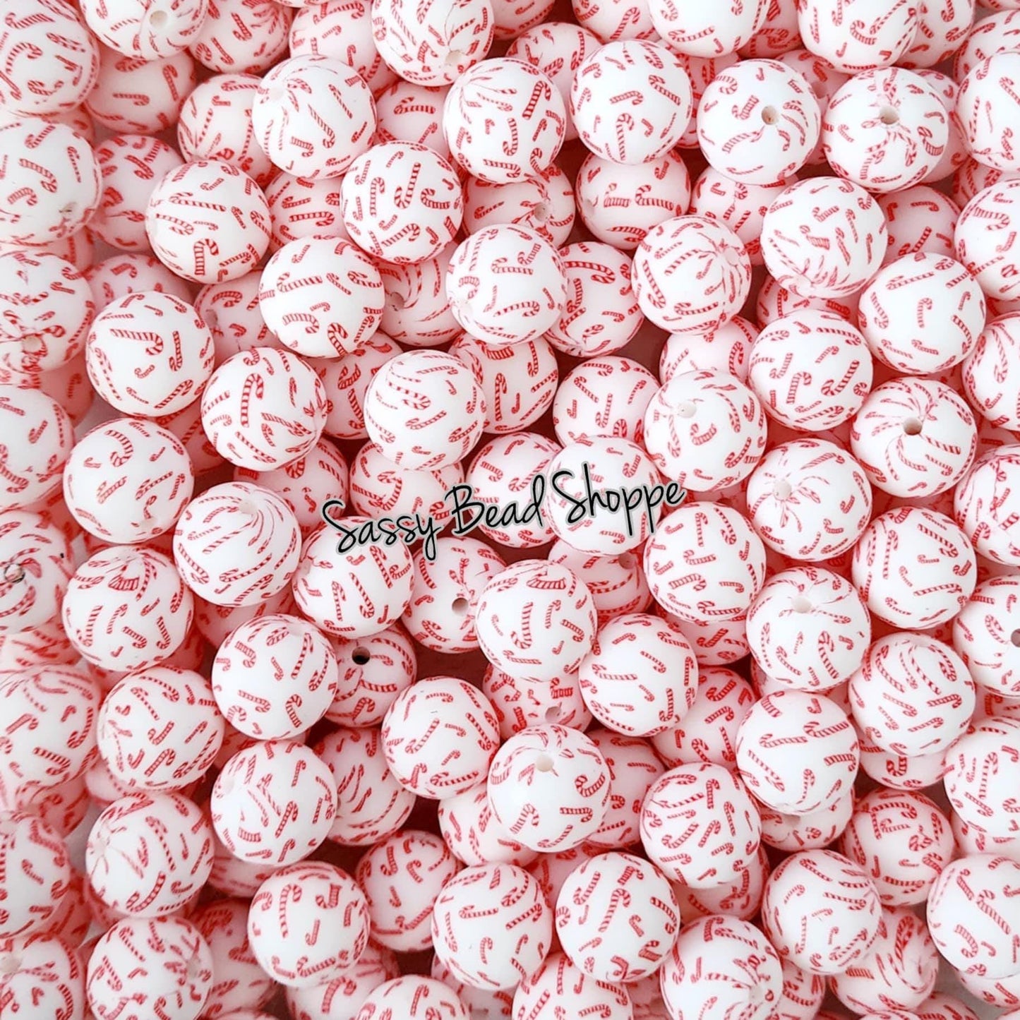 Sassy Bead Shoppe
Candy Cane Silicone Beads