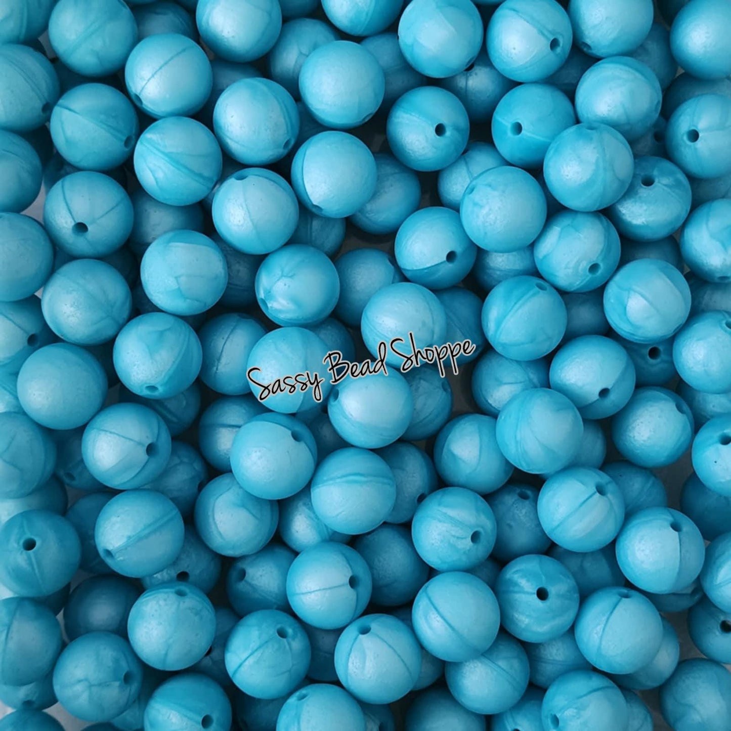 15mm Carribean Pearl Silicone Beads - Sassy Bead Shoppe