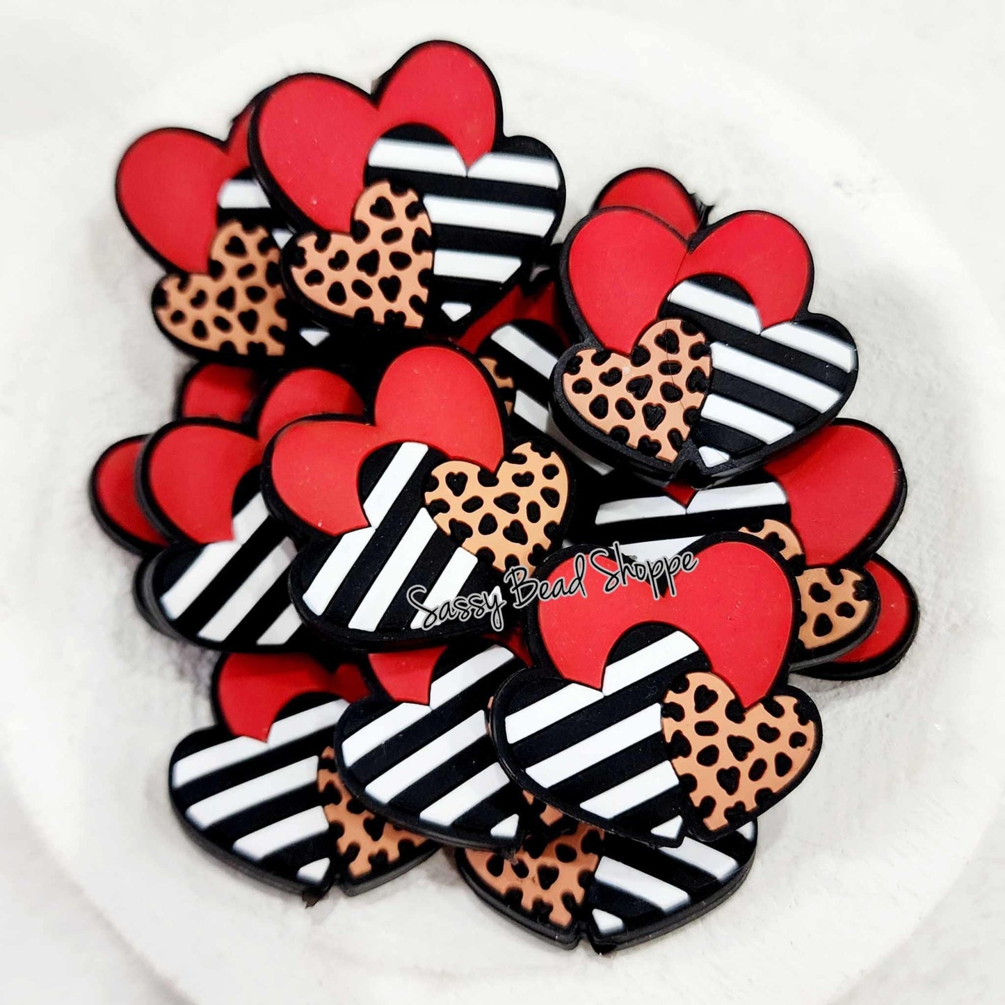 Sassy Bead Shoppe
Triple Heart Focal Bead