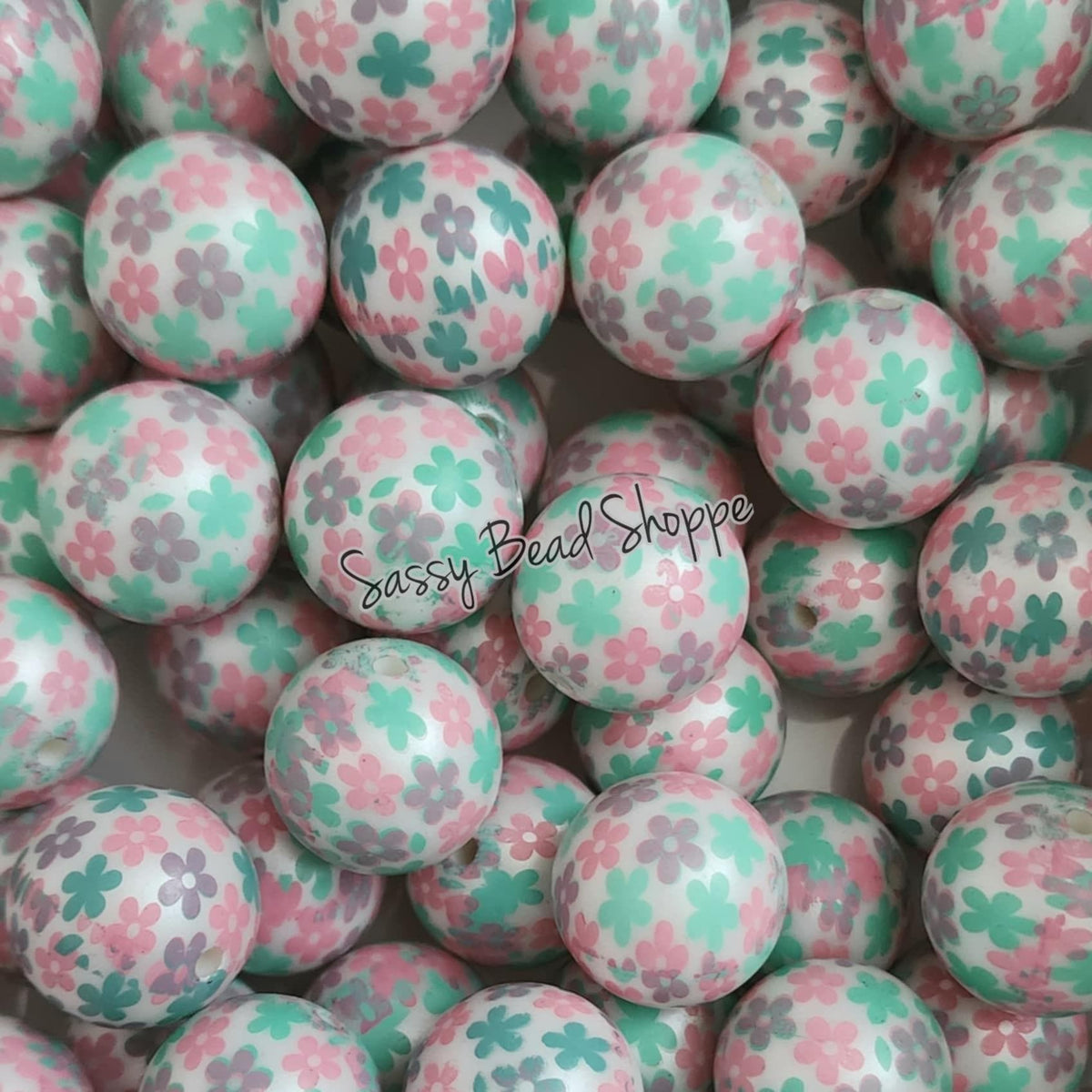 20MM Flowers Beads