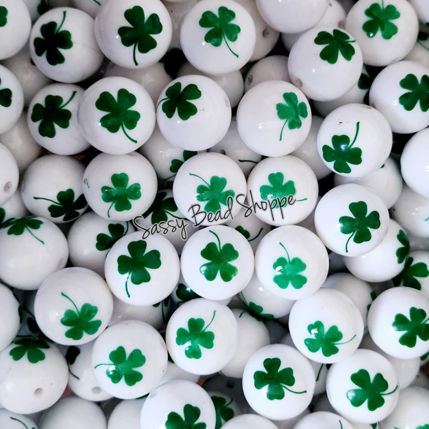 20MM Clover Chunky Beads - Sassy Bead Shoppe