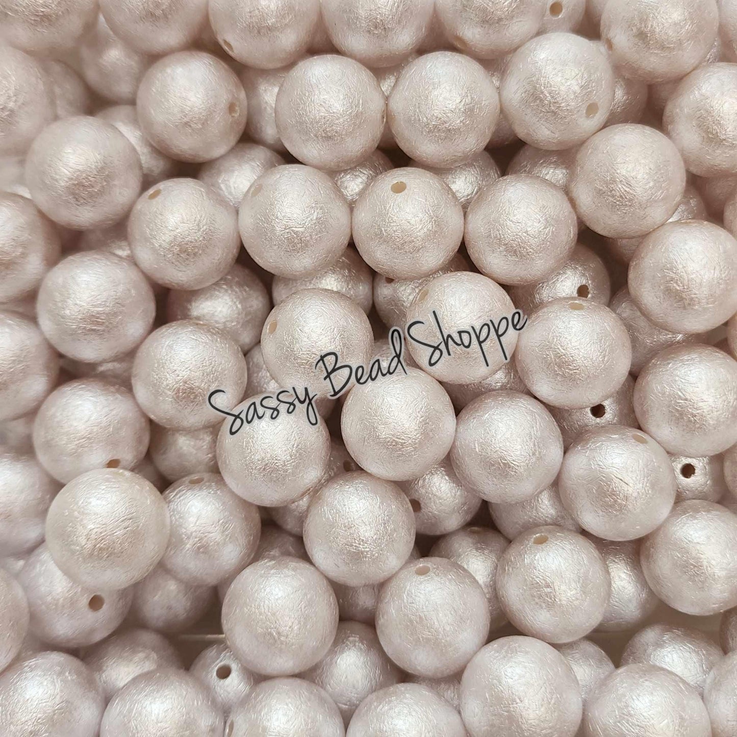 Sassy Bead Shoppe
20mm White Foil Beads