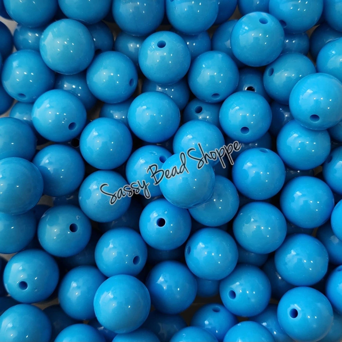 20MM Sea Blue Beads