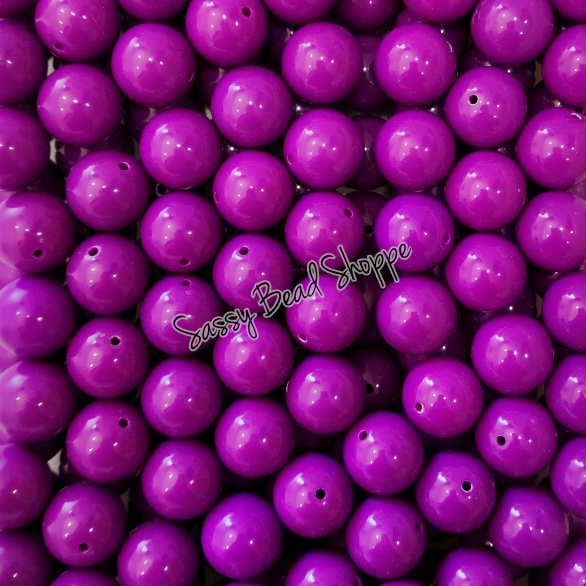 20MM Grape Beads - Sassy Bead Shoppe