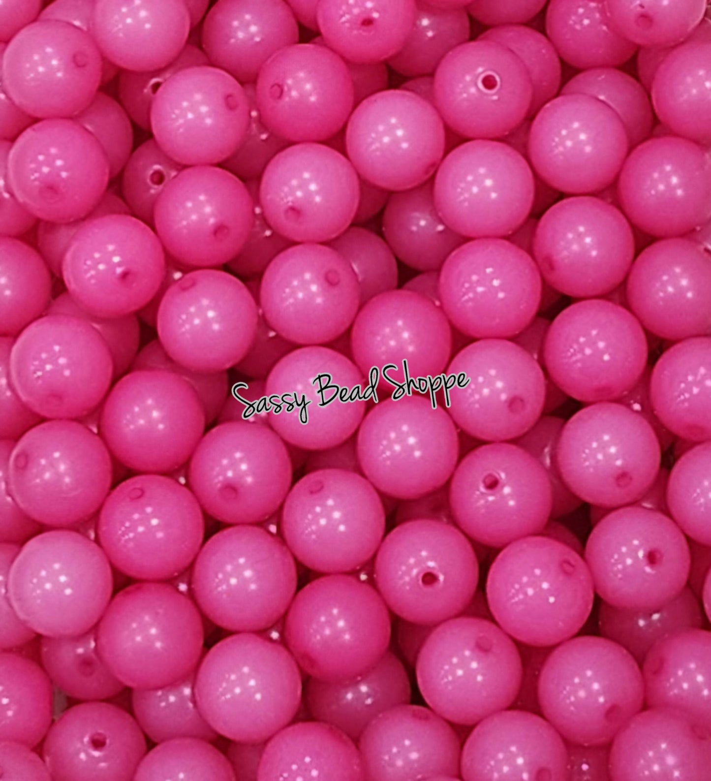 20MM Magenta Jelly Beads