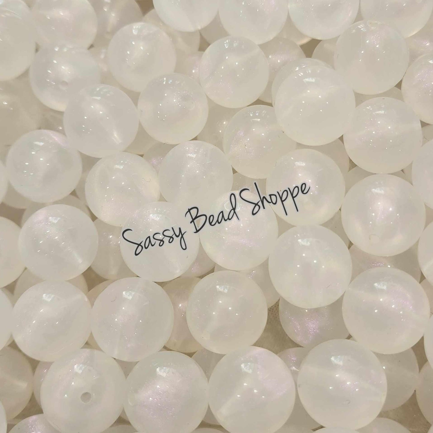 Sassy Bead Shoppe
20mm Clear Shimmer Beads