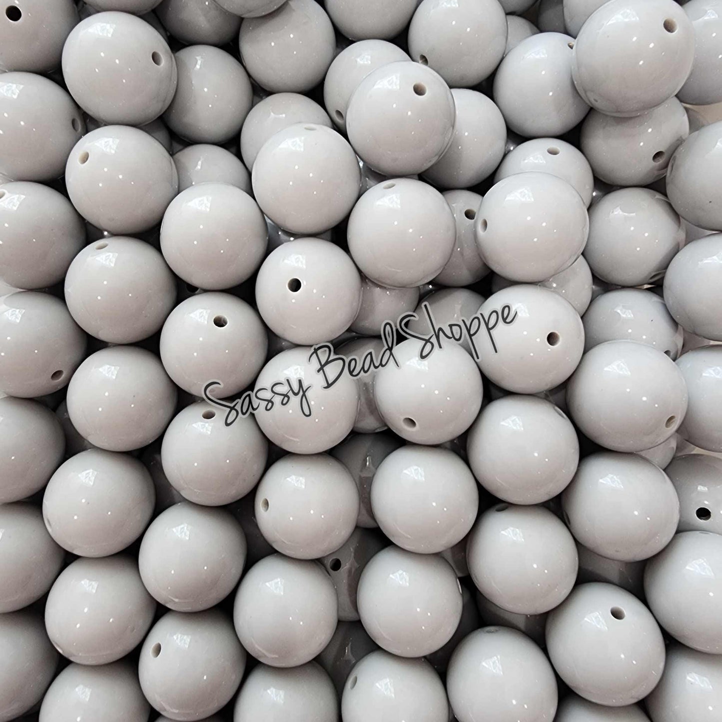 20MM Light Gray Beads