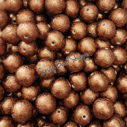 20MM Copper Foil Beads - Sassy Bead Shoppe
