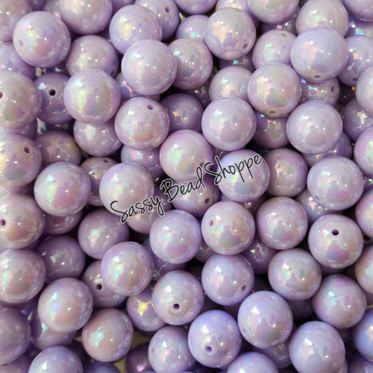 20MM Lavender AB Beads - Sassy Bead Shoppe