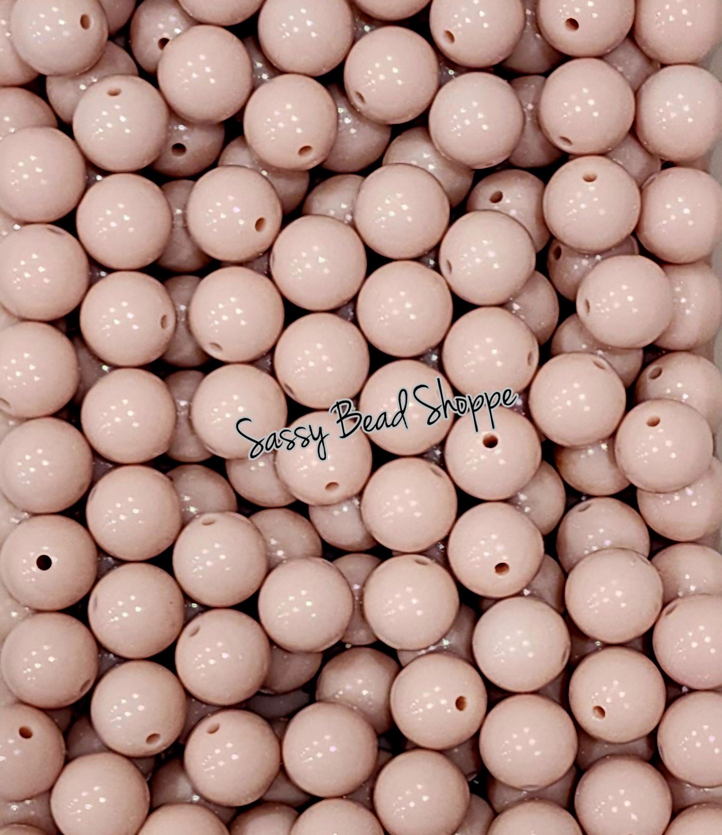 20MM Light Mauve Beads - Sassy Bead Shoppe