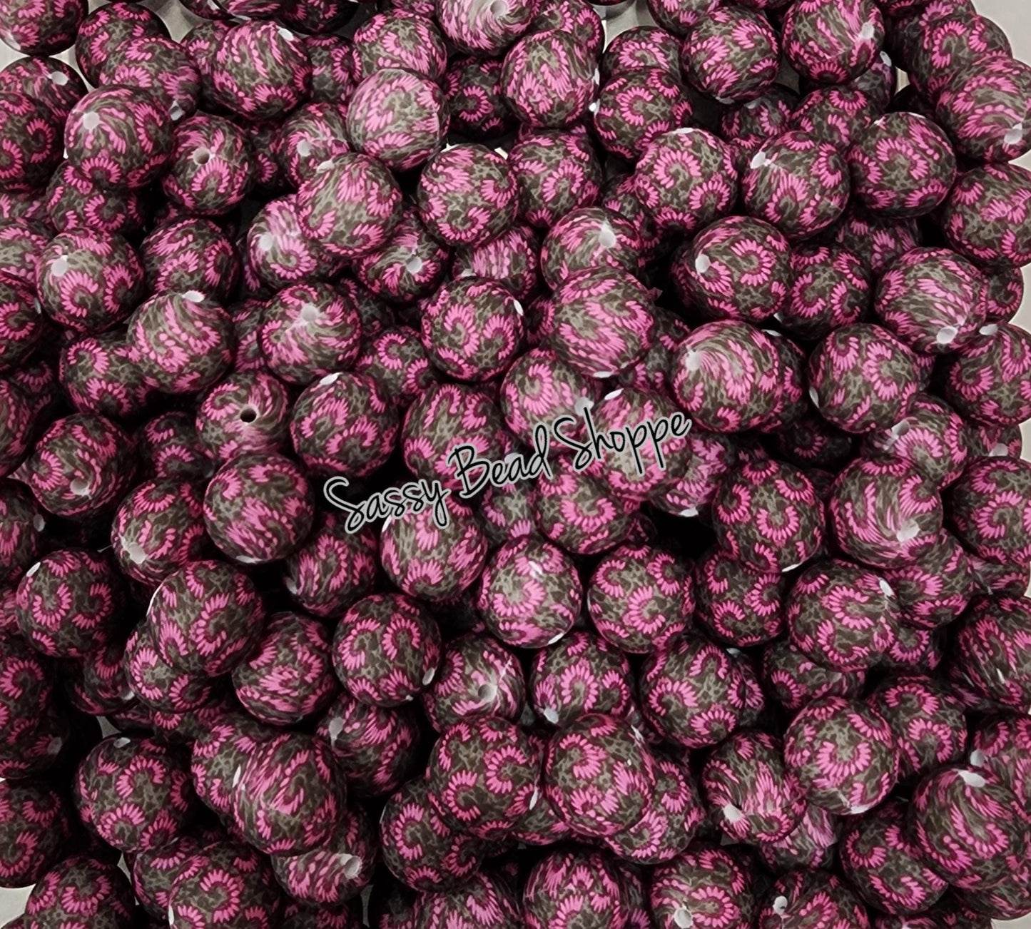 15mm Western Flower Silicone Beads - Sassy Bead Shoppe