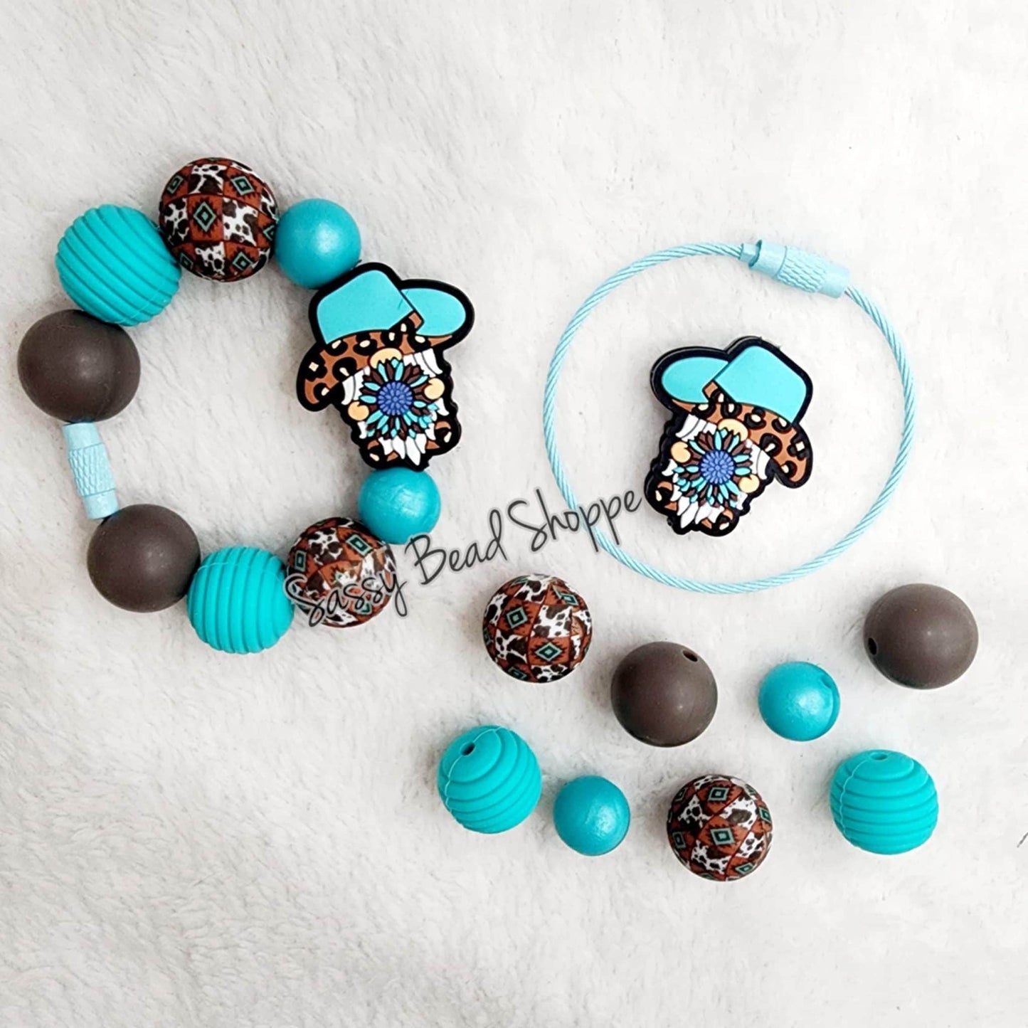 Cowboy Kisses Tumbler Charm Kit - Sassy Bead Shoppe