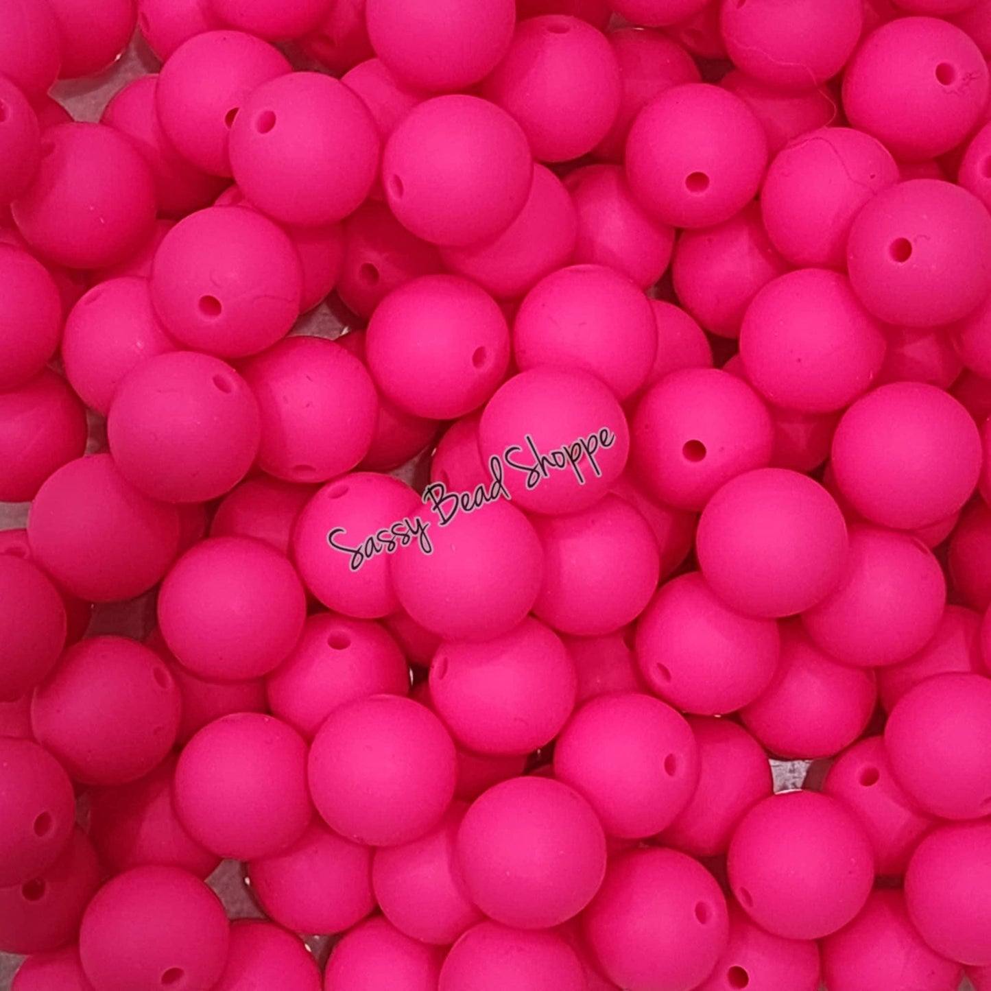 Sassy Bead Shoppe
Bright Pink Silicone Beads