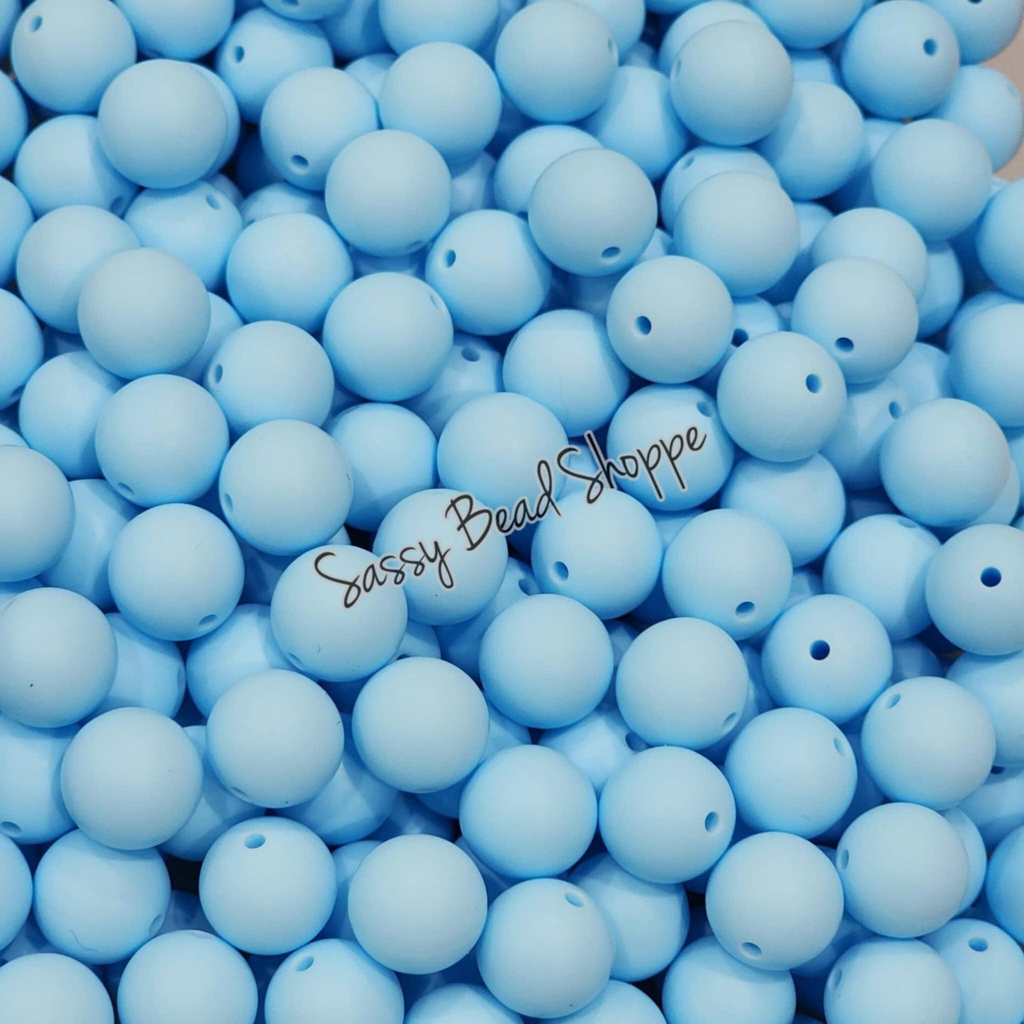 Sassy Bead Shoppe
Light Blue Silicone Beads