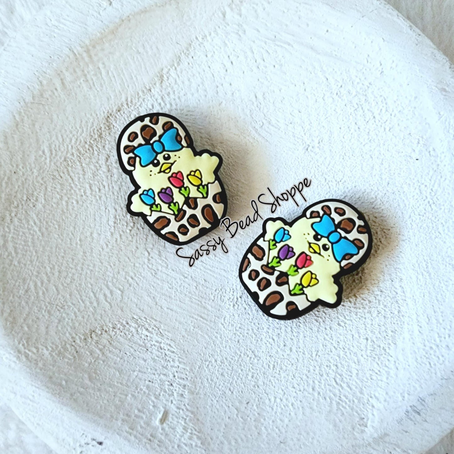 Easter Chick Focal Beads - Sassy Bead Shoppe