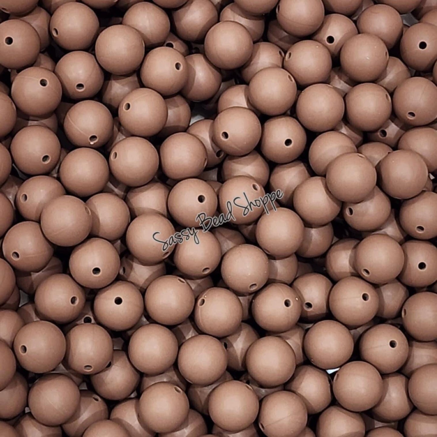 Sassy Bead Shoppe
Dark Brownie Silicone Beads
