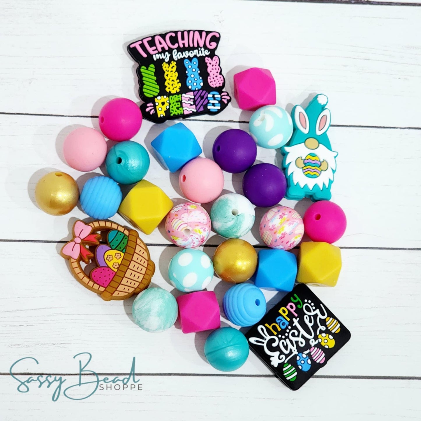 Sassy Bead Shoppe
Party Peeps Silicone Bead Mix 28 count
