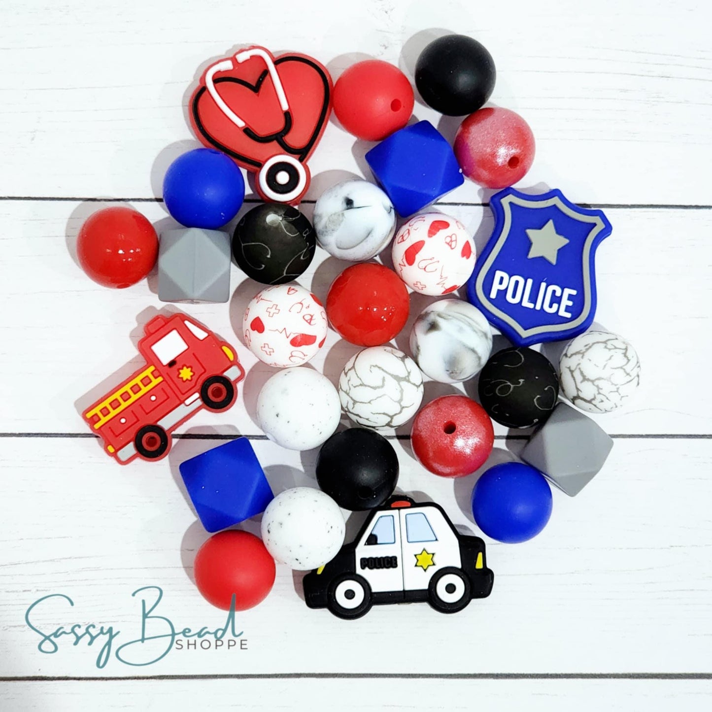 Sassy Bead Shoppe
Calling 911 Bead Mix 28 count