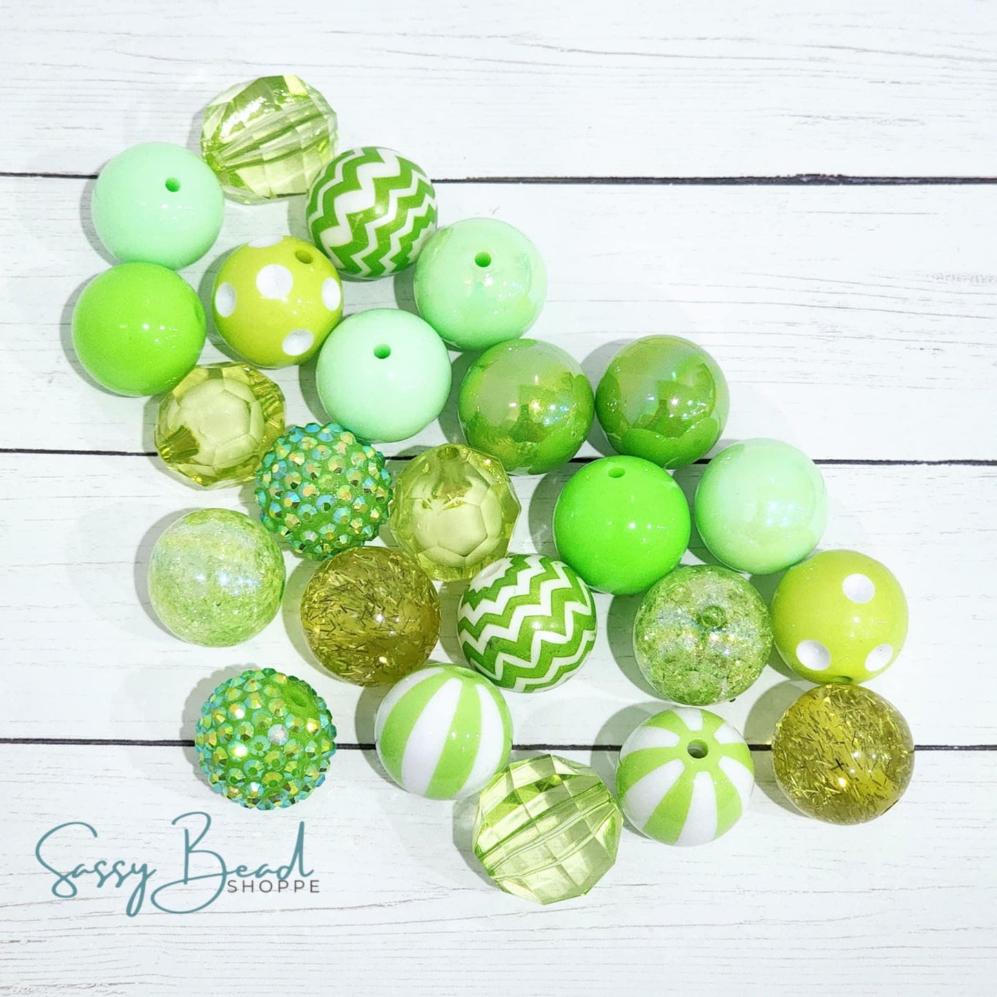 Sassy Bead Shoppe
Lovely Lime Bead Mix
pack of 24 count mix