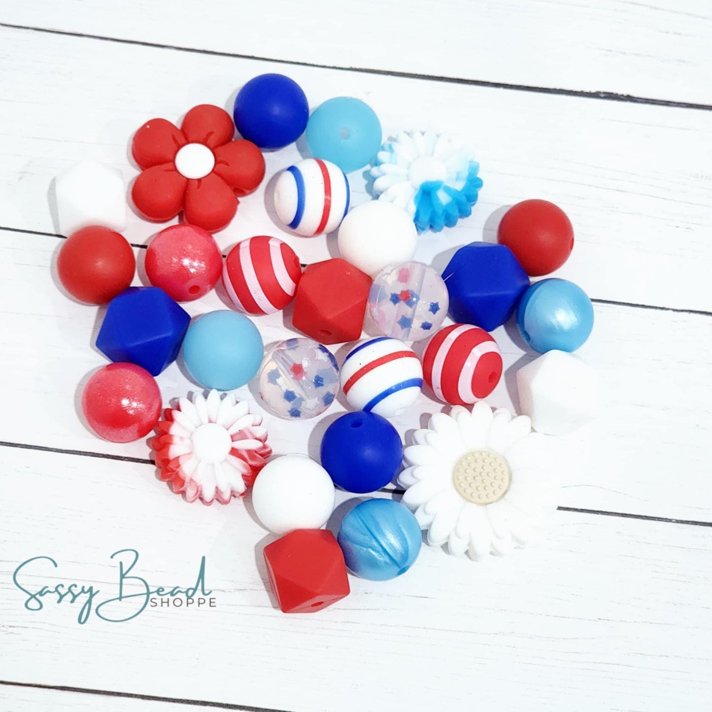 Sassy Bead Shoppe
USA Bloomin Bead Mix
pack of 24 count mix